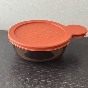 Vintage CorningWare Visions Grab-It Bowl, Amber